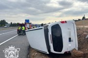 Imagen del vehículo accidentado.