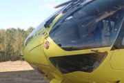 Helicóptero del Servicio de Emergencias de Castilla y León.