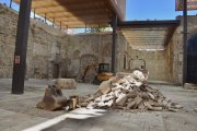 Ayer comenzaron las catas arqueológicas en la zona. Una vez acaben, las máquinas no regresarán a la iglesia de San Juan hasta febrero de 2025.