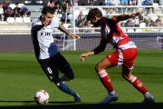 'Pipa', durante el partido contra el Granada.