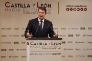 El presidente de la Junta Alfonso Fernández Mañueco ha inaugurado las jornadas de Europa press Castilla y León hacia el futuro.