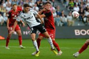 Iván Morante, durante el partido contra el Mirandés.