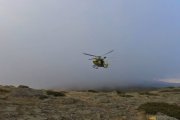 Rescatado un montañero de 23 años herido en el risco de los Claveles.