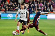Iván Morante, durante el partido contra el Eibar.
