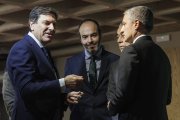 Carlos Fernández Carriedo, en la jornada de presentación de la aceleradora de 'startups' de energía verde AEver en Burgos.