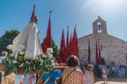 La ermita de Montes Claros recibió en verano a los vecinos de la Merindad de Río.Ubierna.
