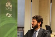 El portavoz de Vox en las Cortes, Juan García-Gallardo.
