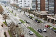 Avenida Cantabria, en la capital burgalesa.