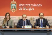 Marta Alegría, Fernando Martínez-Acitores e Ignacio Peña, en la rueda de prensa de balance de 2024.