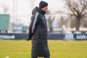 Luis Miguel Ramis, en el primer entrenamiento del año 2025.
