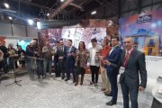 Imagen del brindis celebrado hoy en FItur