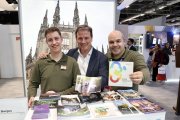 El presidente de la Diputación de Burgos durante su visita a Fitur.
