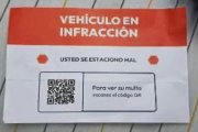 Multa falsa depositada en coches aparcados en Burgos.