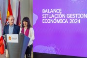 Inmaculada Sierra e Ibáñez en la rueda de prensa.
