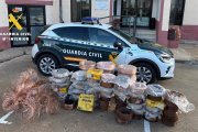 La Guardia Civil recupera en Burgos 83 bobinas de hilo de soldar sustraídas en Palencia.