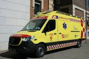 Archivo - Sucesos.- Tres heridos en una colisión entre dos turismos en Aranda de Duero (Burgos).