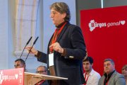 Carlos Martínez, este sábado en Burgos durante el congreso provincial.