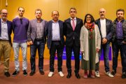 Javier González de la Viuda junto al equipo directivo que le acompañará en la gestión de la Politécnica.