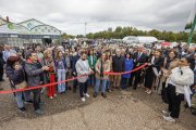 La consejera de Agricultura, María González Corral, inauguraba la Feria de Maquinaria Agrícola de Lerma.