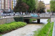 Imagen del río Vena a su paso por Burgos.