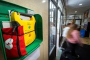 Uno de los más 400 desfibriladores instalados en la provincia de Burgos.