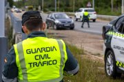 Control de alcoholemia y drogas de la Guardia Civil en Sarracín.