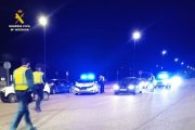 Imagen de la intervención de la Guardia Civil y la Policía de Arroyo (Valladolid) en carreras ilegales.