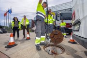 Muestra de los equipos que incorpora la empresa Acciona para los trabajos en Burgos.