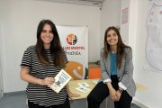 Cristina Muñoz Ribate y Eva Fernández, de Salud Mental Aranda