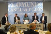 La consejera de Agricultura y Ganadería, María González Corral, participa en el foro Competitividad e Internacionalización de la Industria Agroalimentaria de Castilla y León.