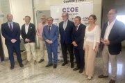 Sanz Merino y Aparicio, junto al resto de la Junta Directiva de CEOE CyL.