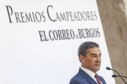 Ricardo García, de Benteler, durante su intervención en la primera edición de los Premios Campeadores.