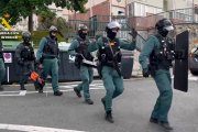 Intervención de la Guardia Civil para desmantelar un grupo que robó el 36 supermercados.