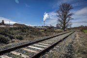 Imagen del ramal ferroviario a Villalonquéjar.
