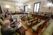 Instante del Pleno de la Diputación de Burgos de junio.