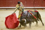Emilio de Justo, durante la cuarta corrida de las fiestas.