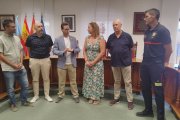 La alcaldesa de Baños visita el Ayuntamiento de Aranda de Duero