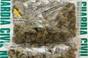 Cannabis incautado en un vehículo en la provincia de Burgos.