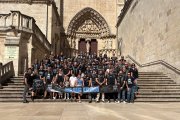 Foto de grupo de los Blue Iron Lemc, que visita Burgos este fin de semana.