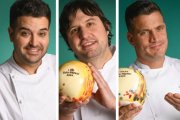 Ricardo Temiño, Alberto Molinero y Miguel Cobo, tres de los cocineros con estrella Michelin de la provincia de Burgos.