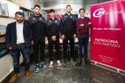 Imagen de la presentación de los tres jugadores.
