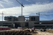 Imagen de las obras del hospital de Aranda.