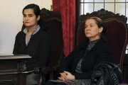 Archivo - Triana Martínez y Monserrat González en el juicio celebrado en la Audiencia Provincial de León.
