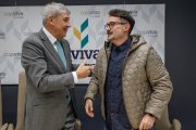 Jesús María Hontoria conversa con Sergio Dujo.