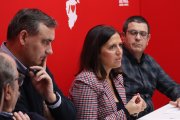 Esther Peña, durante la Ejecutiva Provincial del PSOE de Burgos.