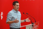 El secretario de Organización del PSOE de Castilla y León, Daniel de la Rosa, presenta la Conferencia Sectorial de Gestión Forestal.