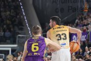 Totte Alonso, durante el partido ante Palencia.
