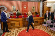 Un momento del Pleno ordinario de enero en el Ayuntamiento de Burgos.