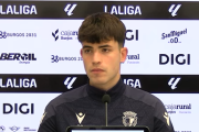 Saúl del Cerro, durante la rueda de prensa.
