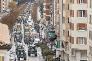 Segunda gran tractorada en Burgos contra Mercosur.